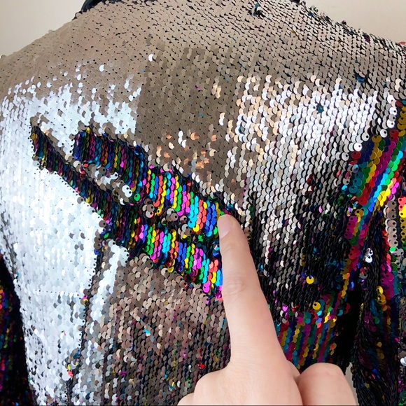 Anthro. | Cartonnier Roza Flip Sequin Blazer - Picture 8 of 10